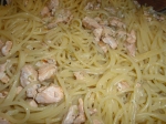 Spaghetti mit Lachs-Sahne-Soße